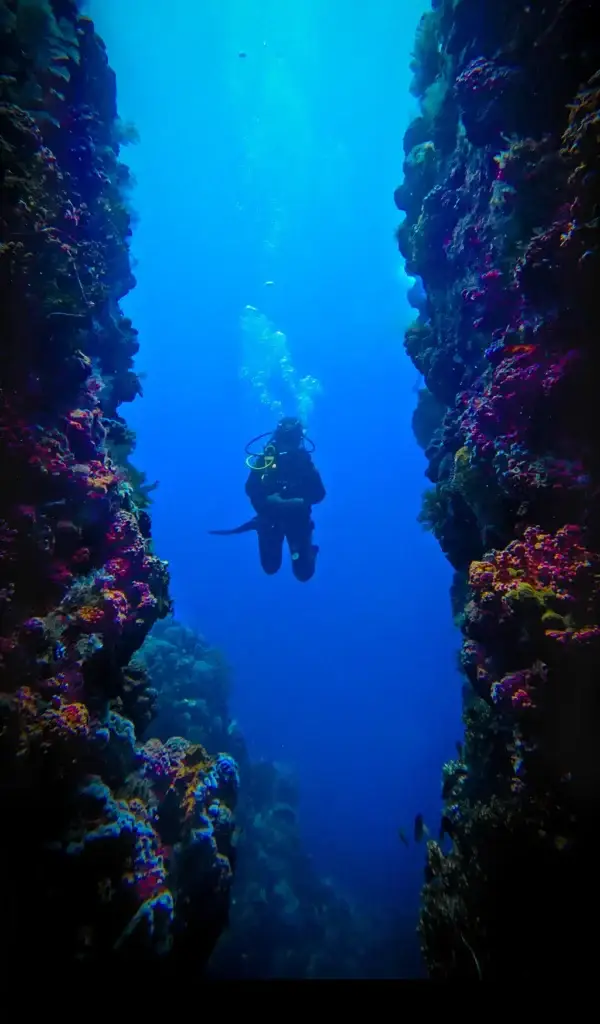 Batubolong dive spot in komodo, best dive site in the world